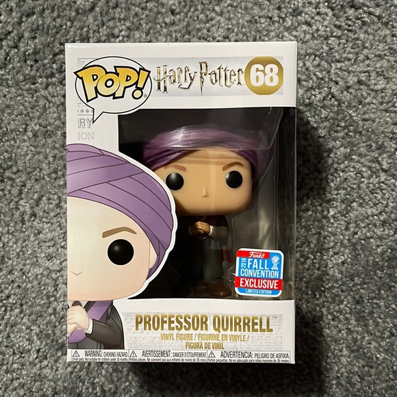 Harry Potter Funko Pop 68 Professor Quirrell exclusive MIB